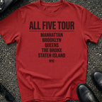 All Five Tour T-Shirt