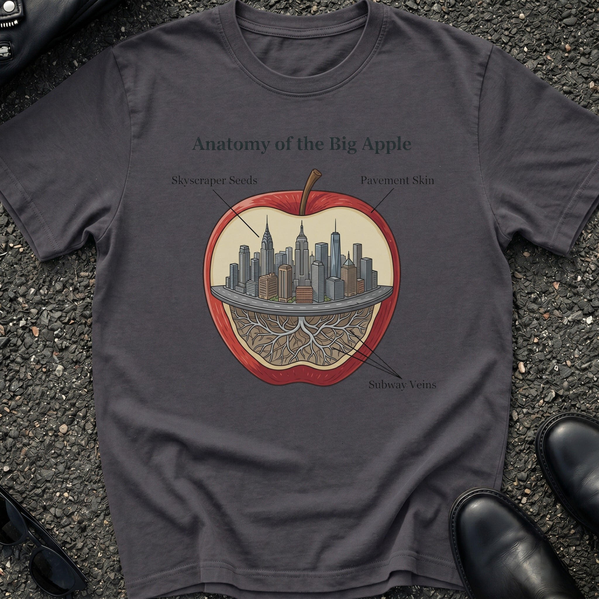 Anatomy of The Big Apple T-Shirt