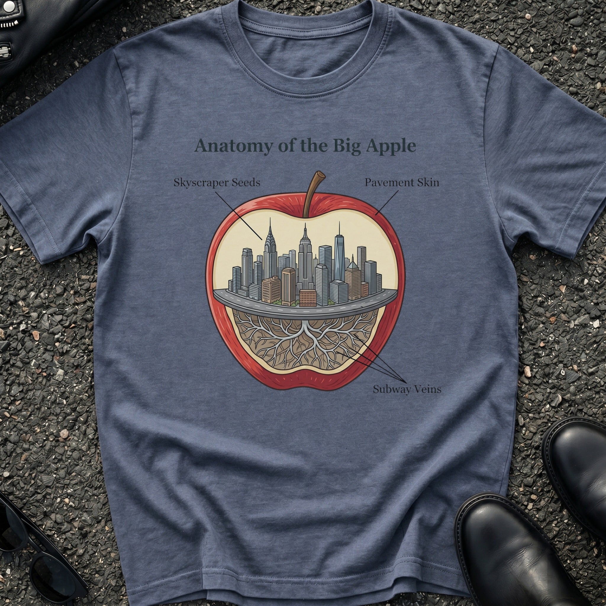 Anatomy of The Big Apple T-Shirt