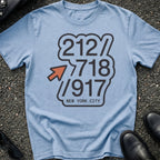 Area Code Stack T-Shirt