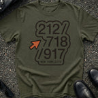 Area Code Stack T-Shirt