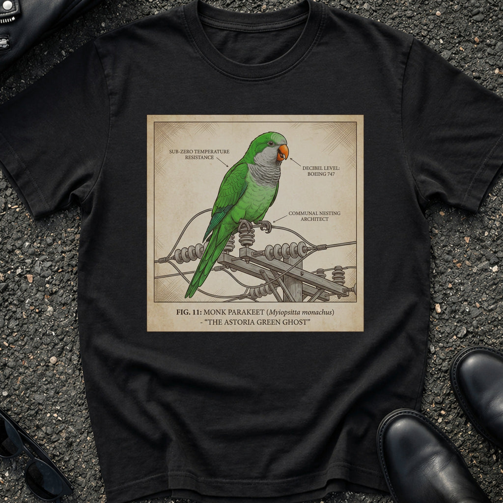 Astoria Green Ghost Electrical Pole T-Shirt