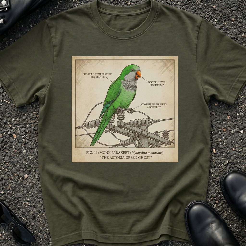 Astoria Green Ghost Electrical Pole T-Shirt