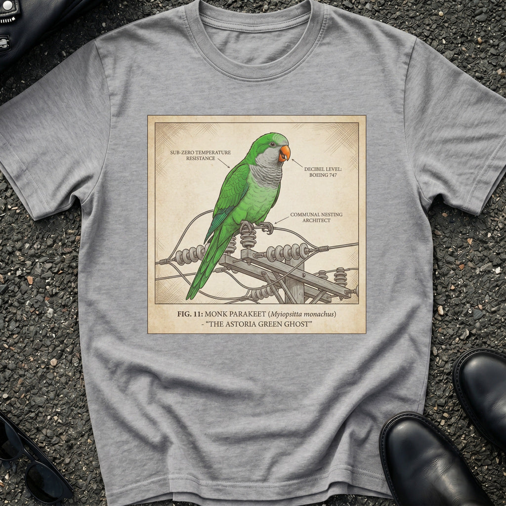 Astoria Green Ghost Electrical Pole T-Shirt