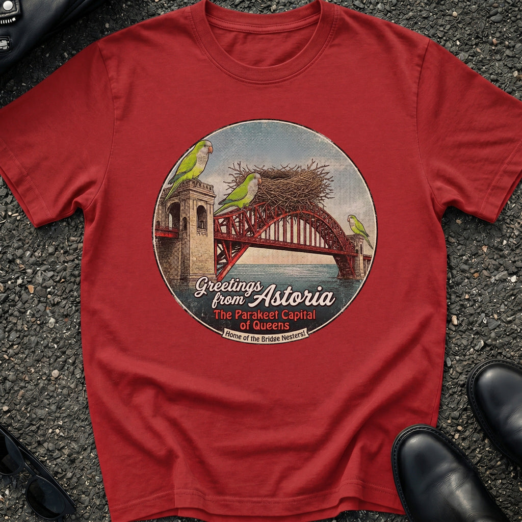 Astoria Hell Gate Parakeets T-Shirt