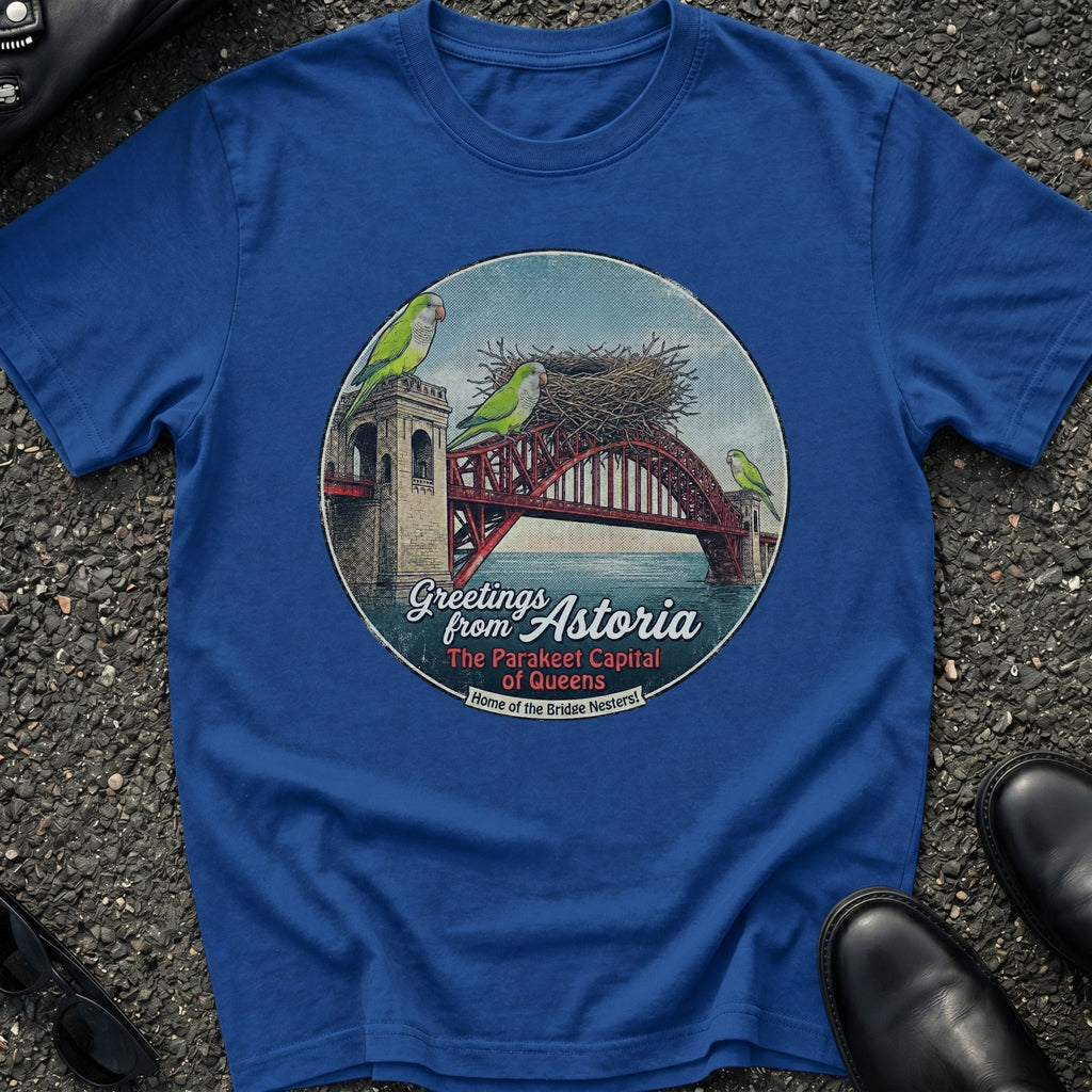Astoria Hell Gate Parakeets T-Shirt