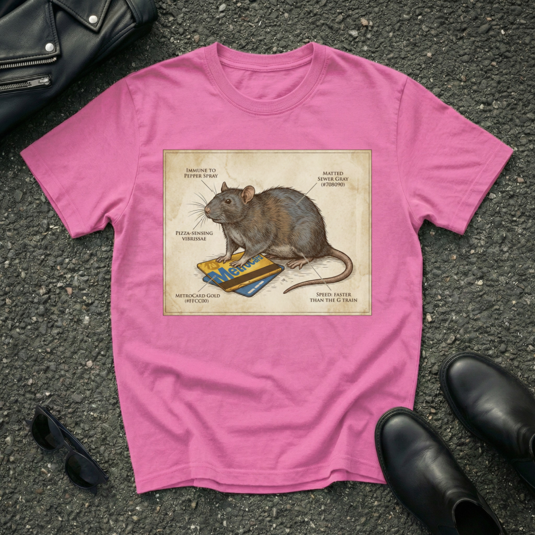 Metro Card Rat T-Shirt