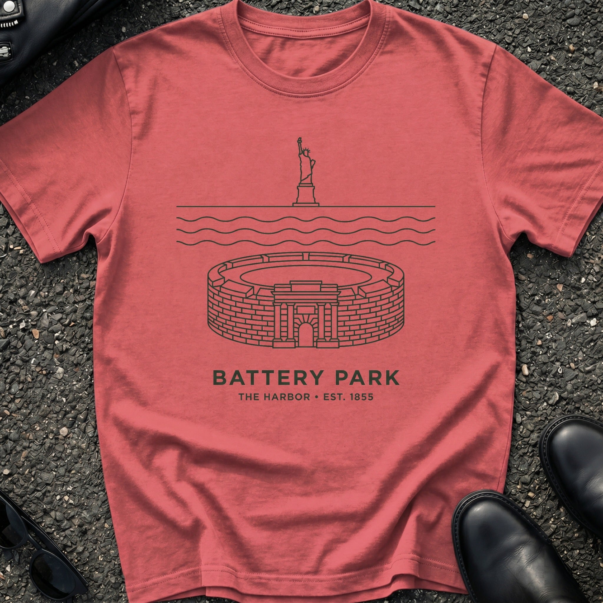 Battery Park NY Harbor T-Shirt