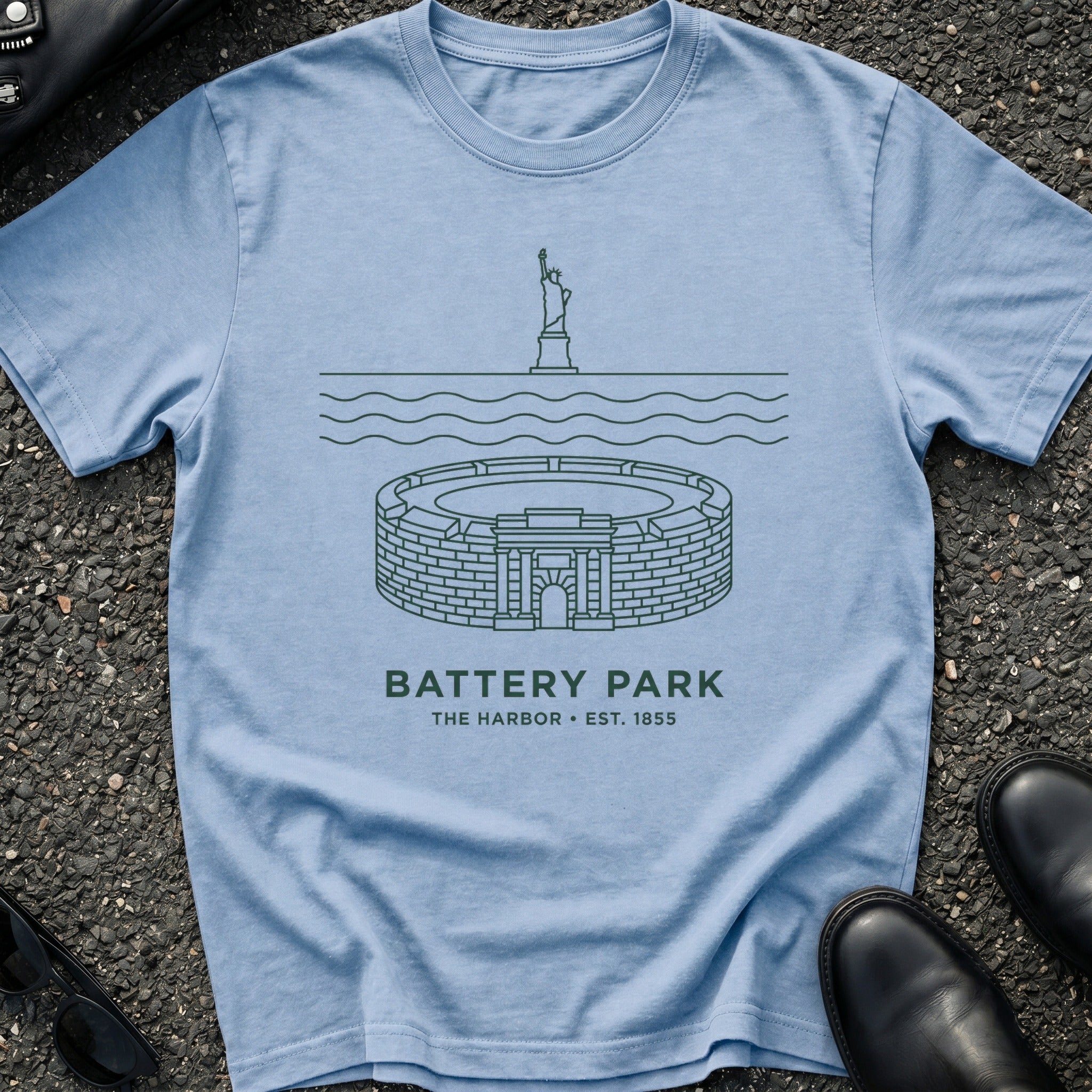 Battery Park NY Harbor T-Shirt