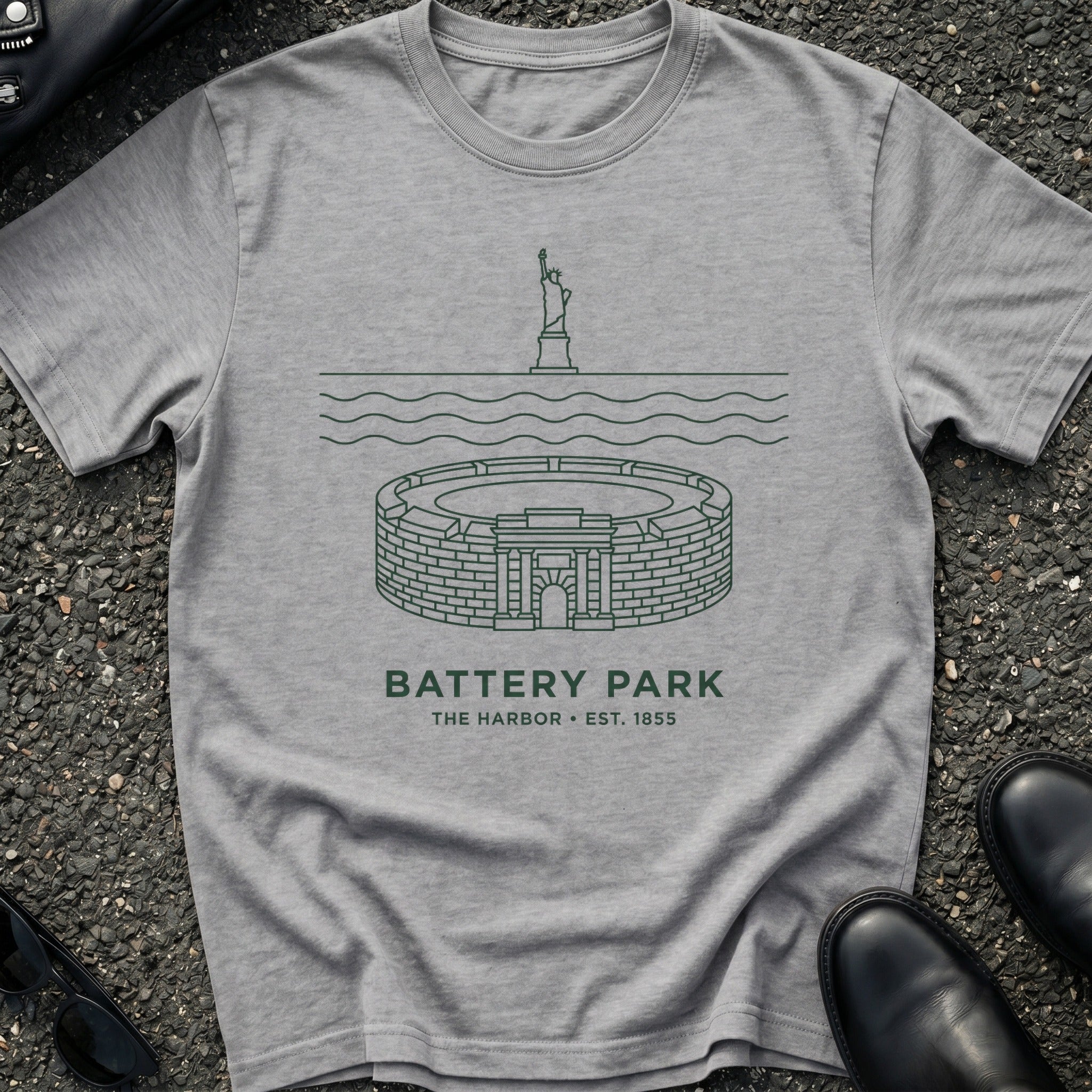 Battery Park NY Harbor T-Shirt