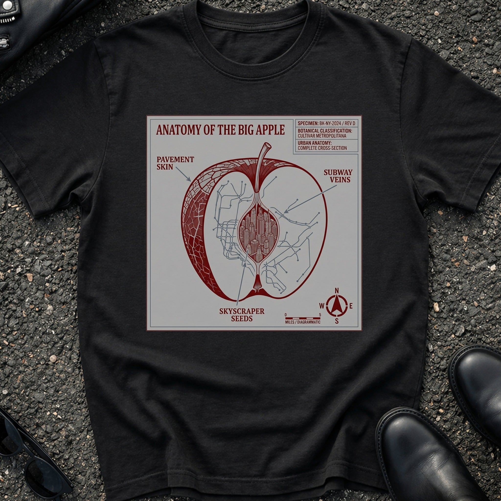 Big Apple Diagram T-Shirt