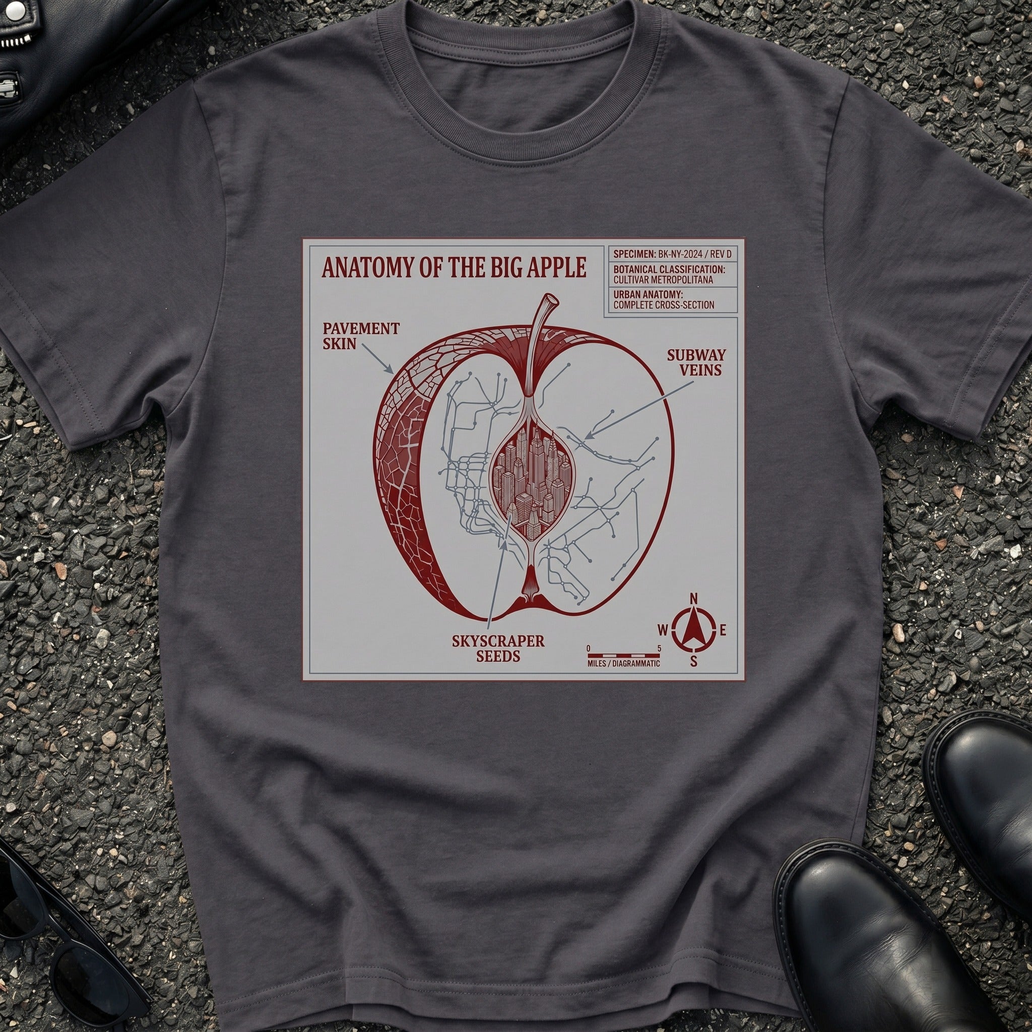 Big Apple Diagram T-Shirt