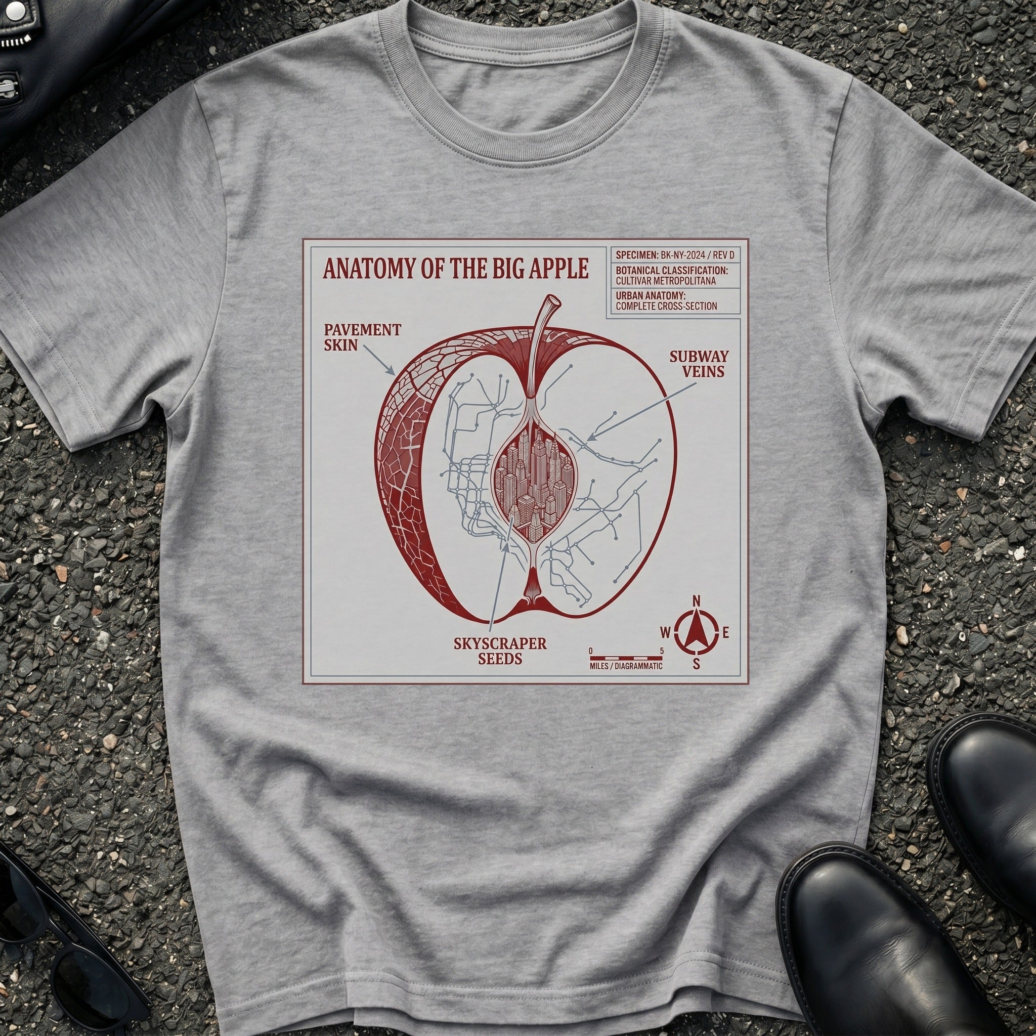 Big Apple Diagram T-Shirt