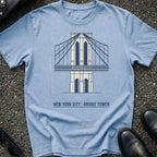 Blueprint Bridge Tower T-Shirt