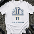 Blueprint Bridge Tower T-Shirt