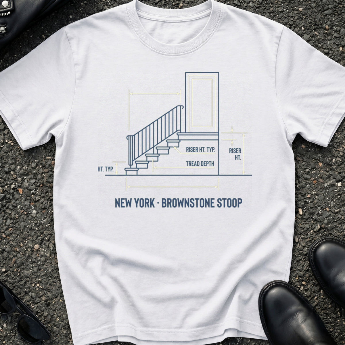Blueprint Brownstone Stoop T-Shirt