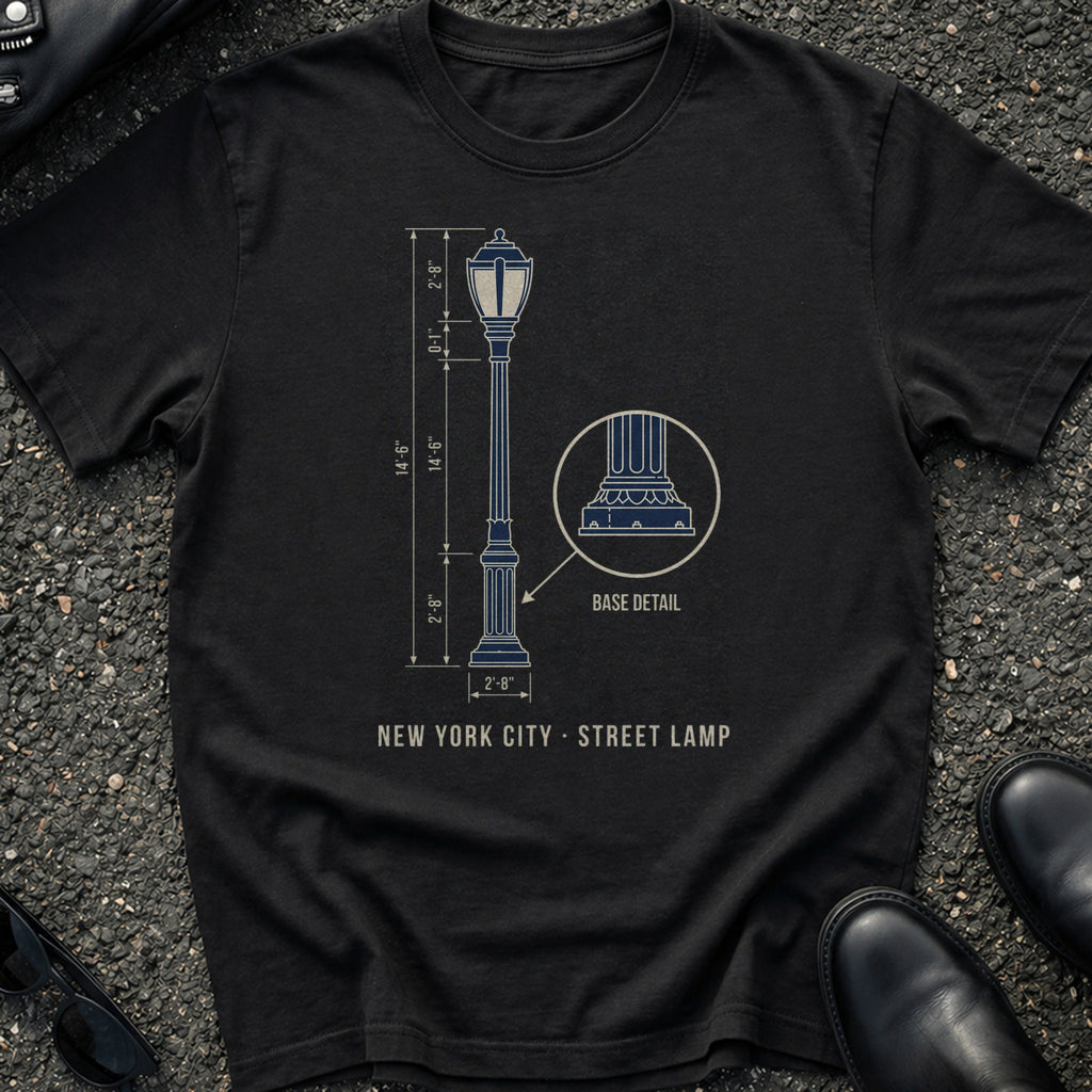 Blueprint Street Lamp T-Shirt