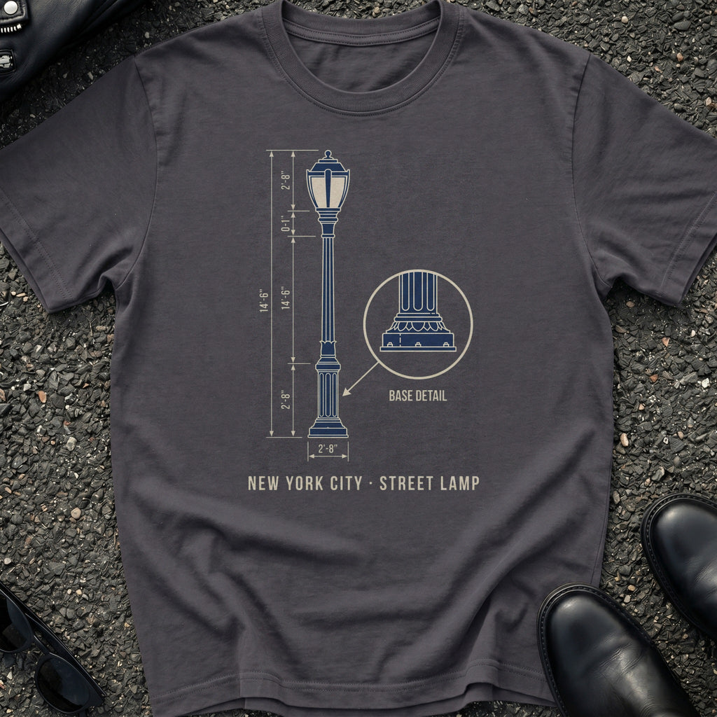 Blueprint Street Lamp T-Shirt