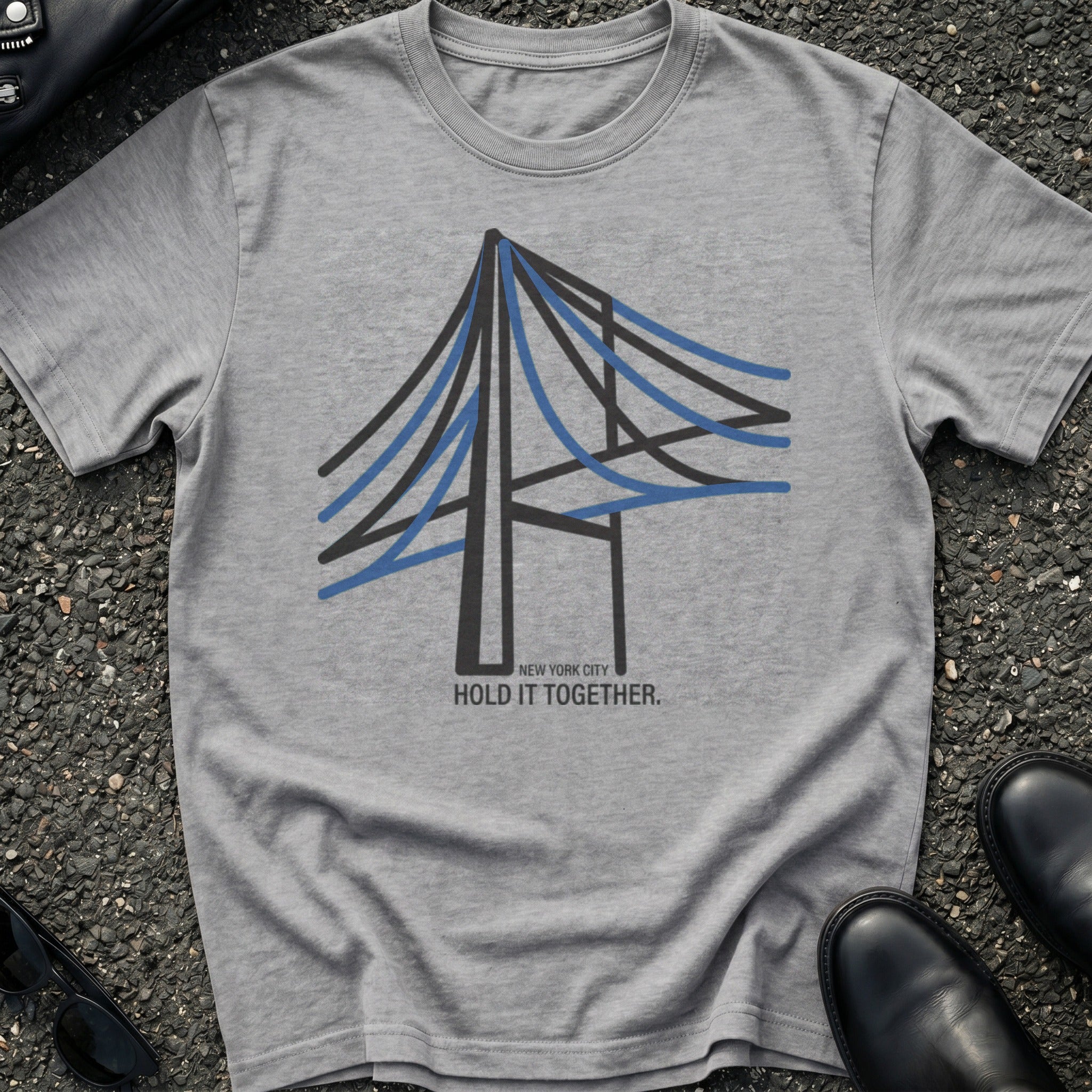 Bridge Cables Abstract T-Shirt