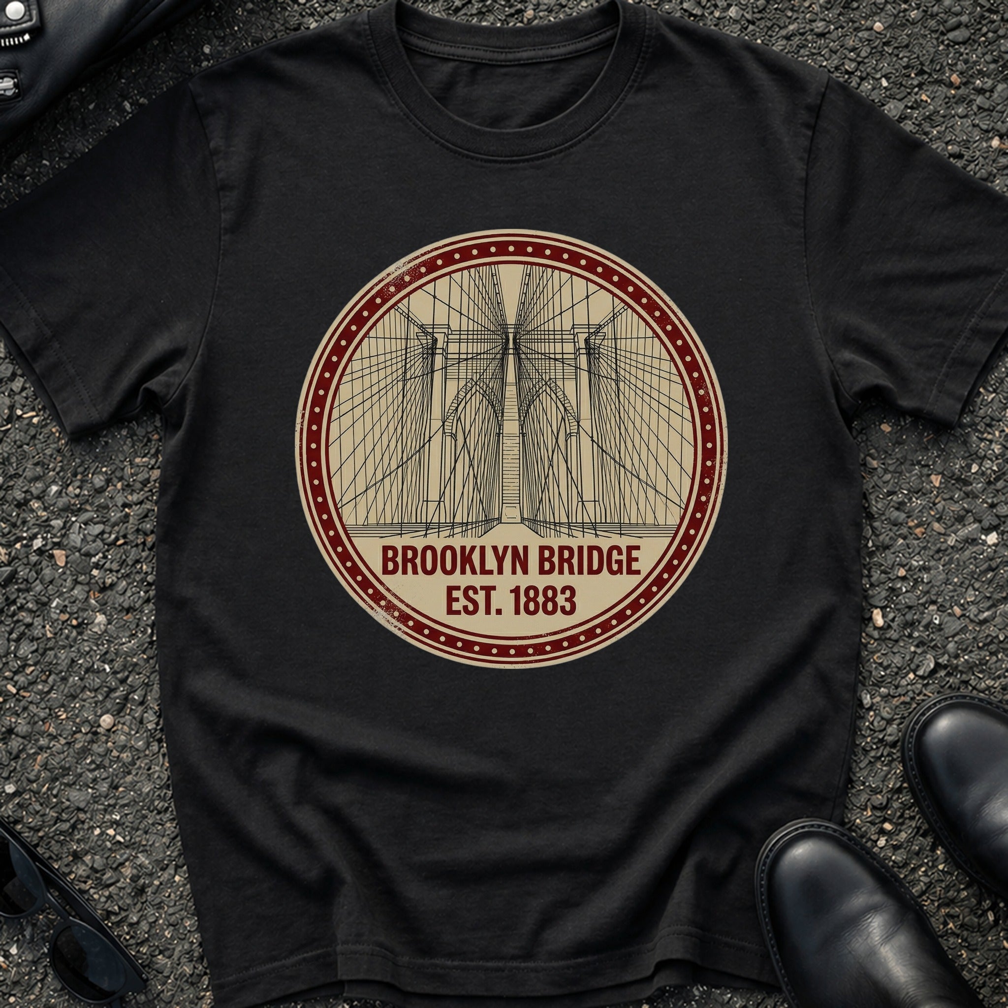Brooklyn Bridge Badge T-Shirt