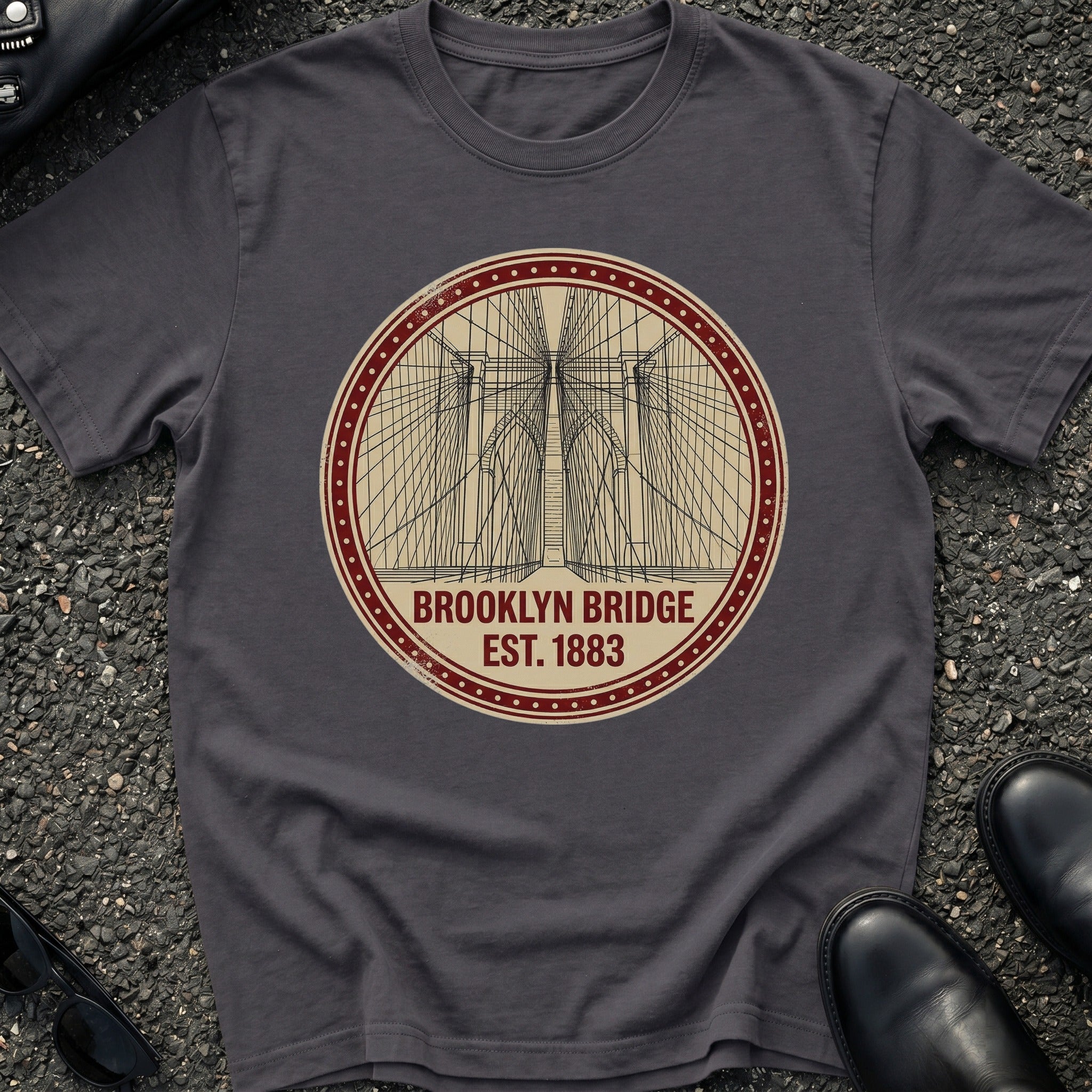 Brooklyn Bridge Badge T-Shirt
