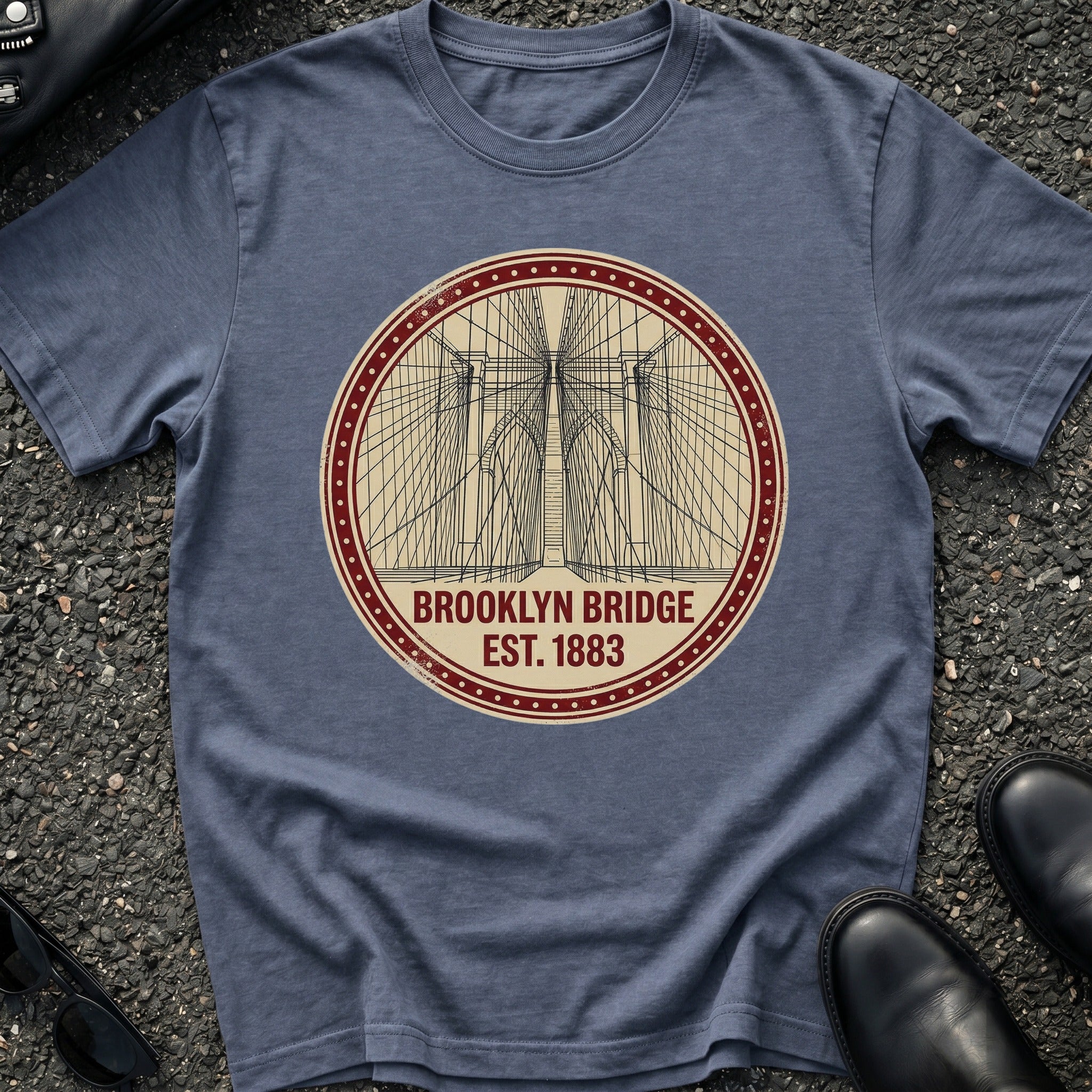 Brooklyn Bridge Badge T-Shirt