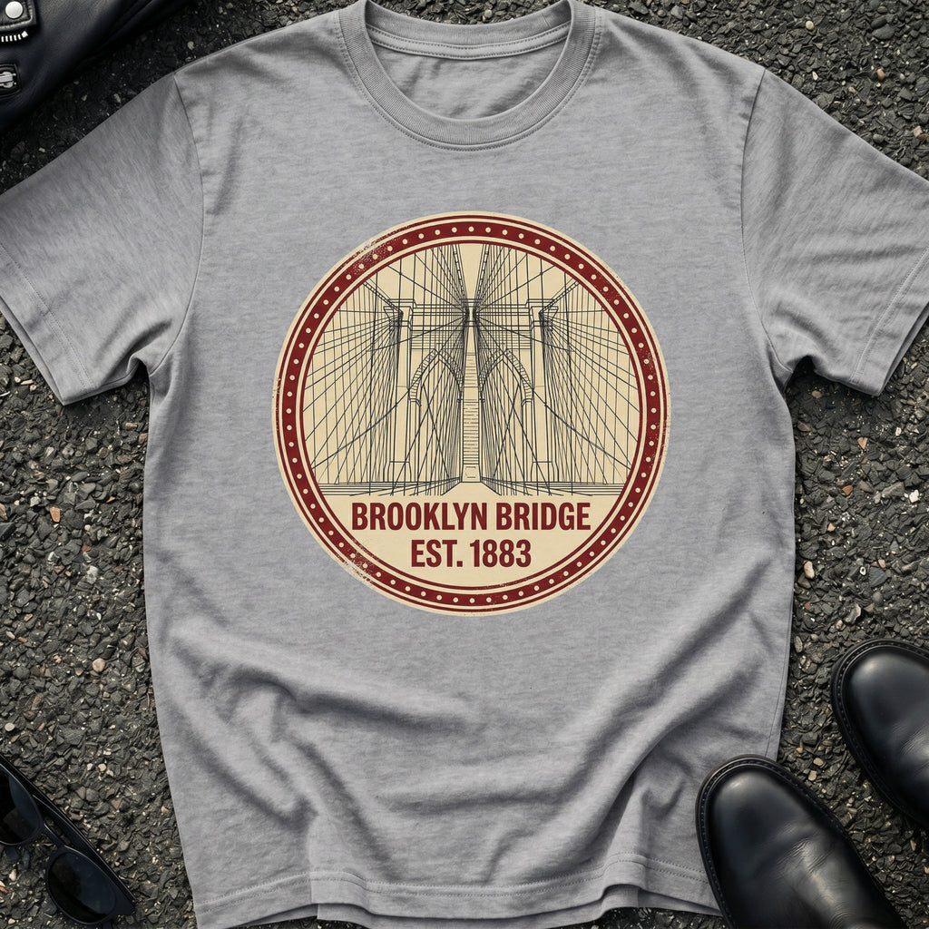 Brooklyn Bridge Badge T-Shirt