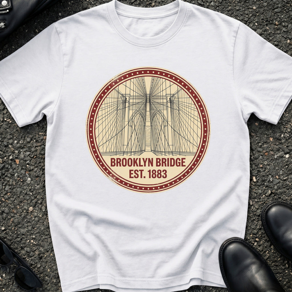 Brooklyn Bridge Badge T-Shirt