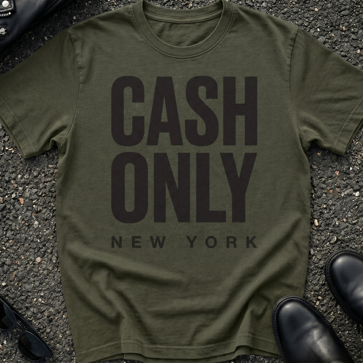 Cash Only Type T-Shirt