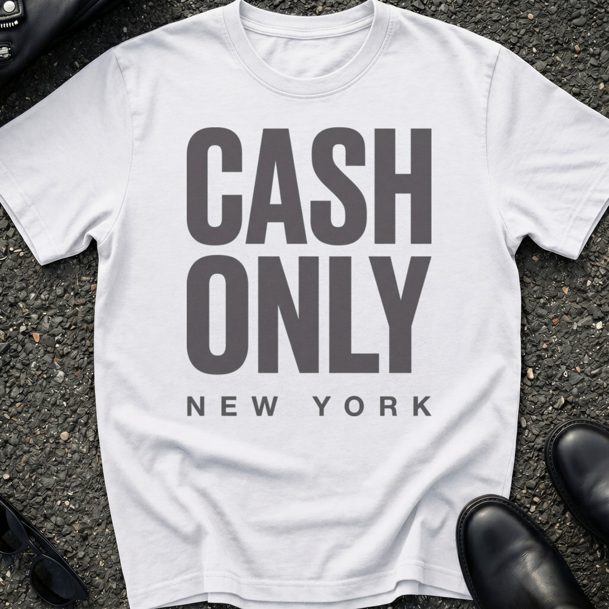 Cash Only Type T-Shirt