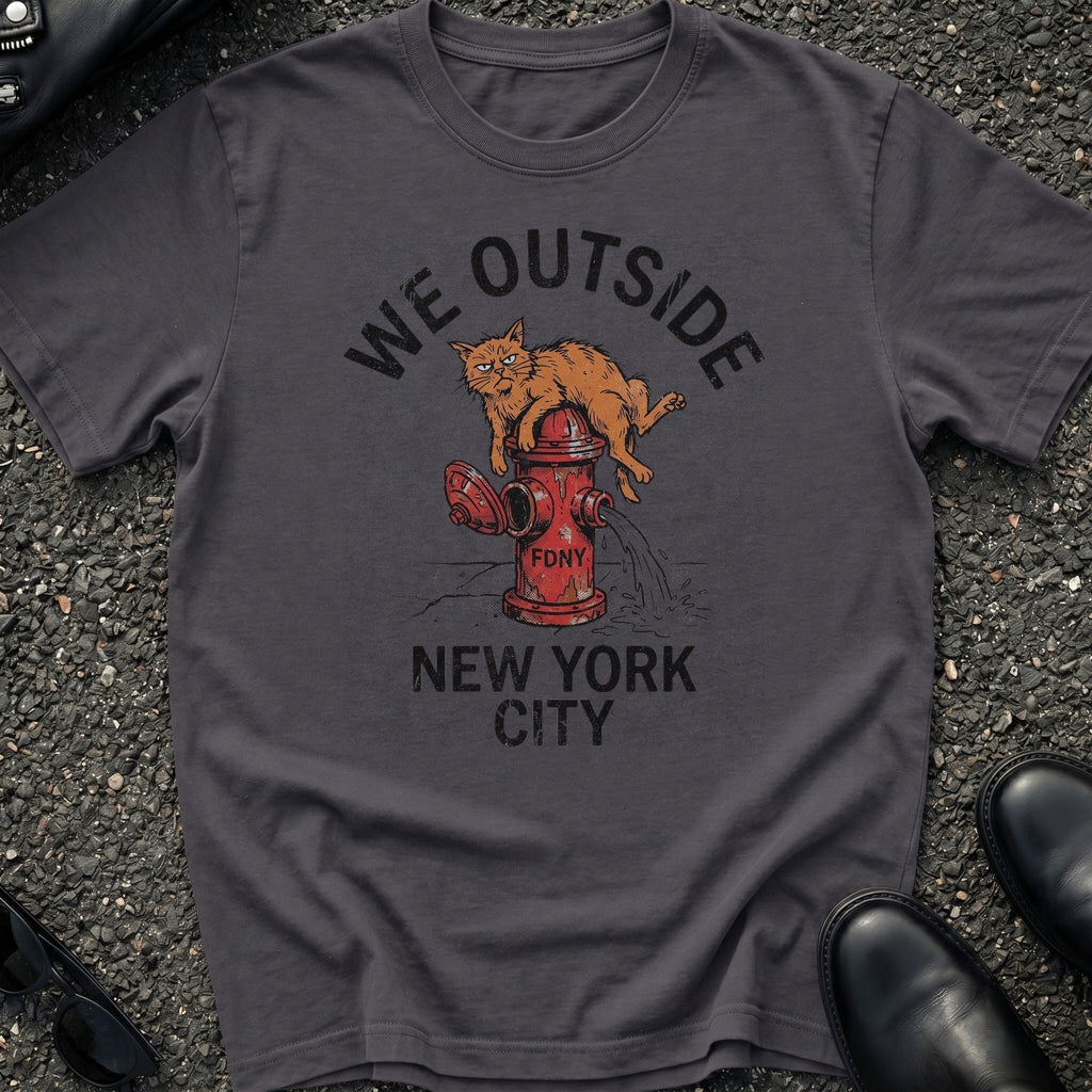 Cat on Hydrant T-Shirt