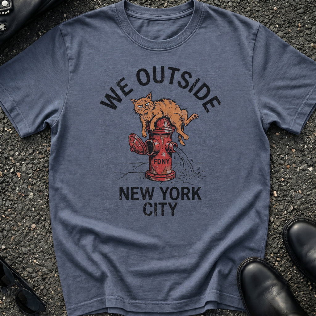 Cat on Hydrant T-Shirt
