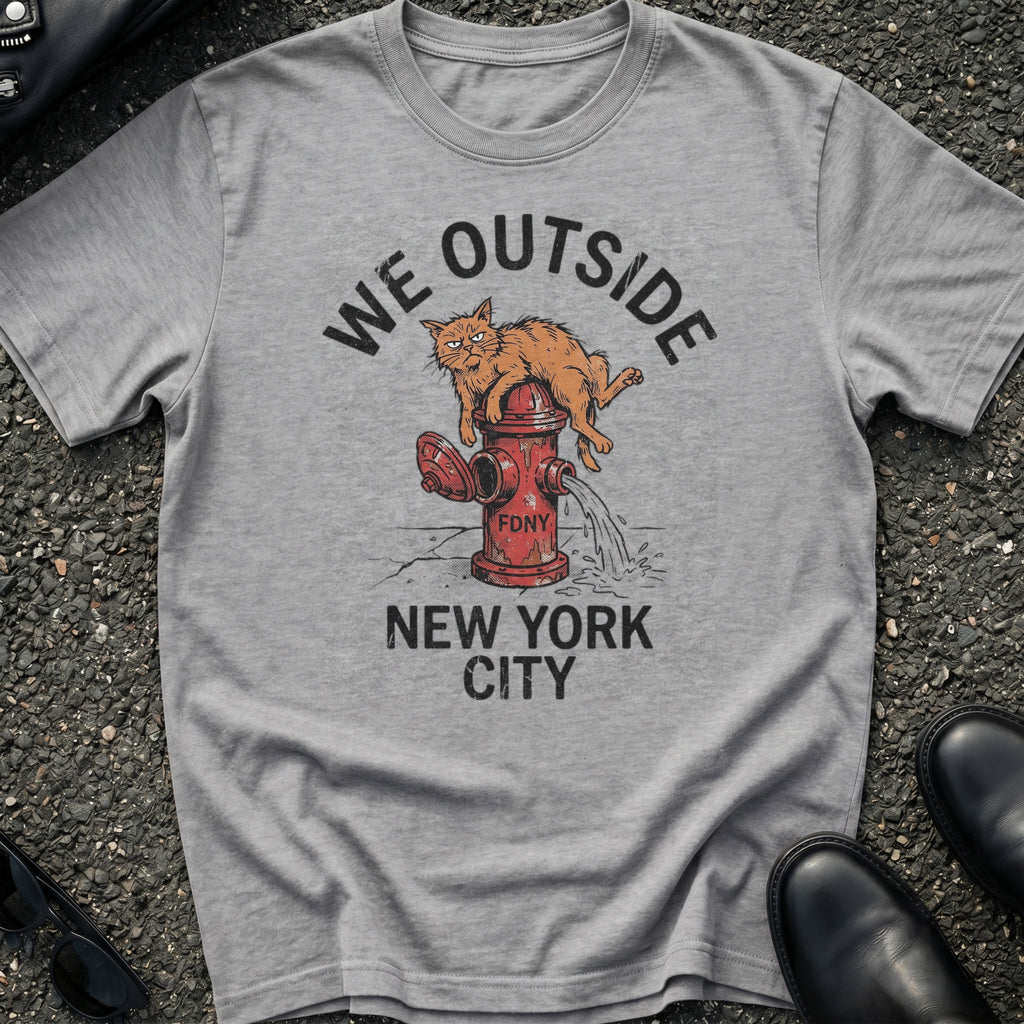 Cat on Hydrant T-Shirt