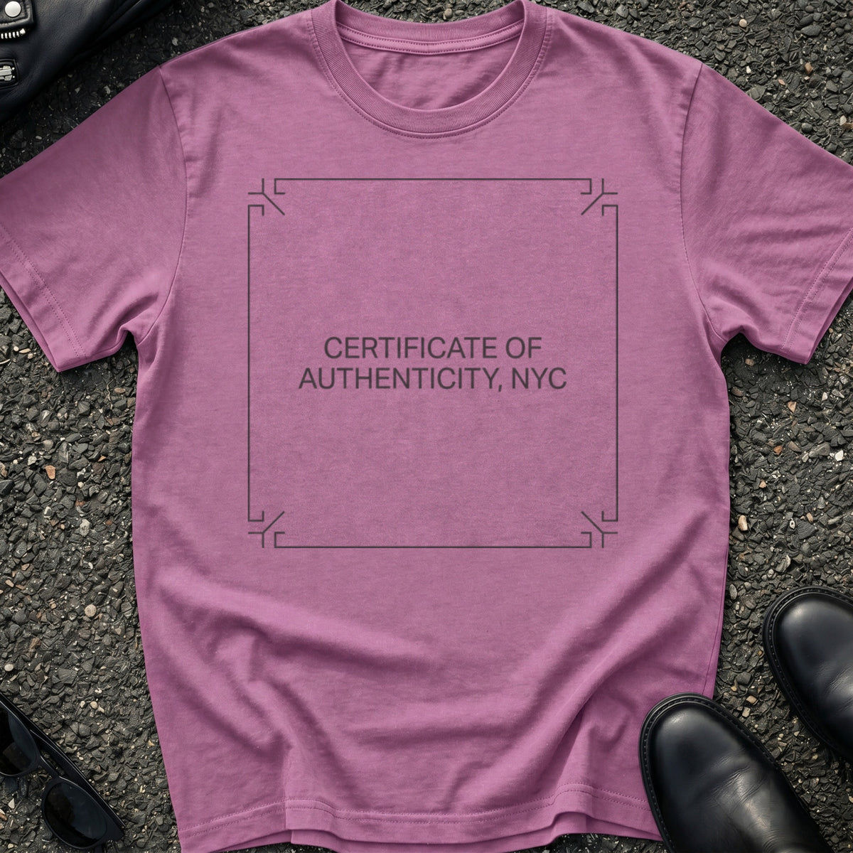 Certificate Of Authenticity NYC T-Shirt