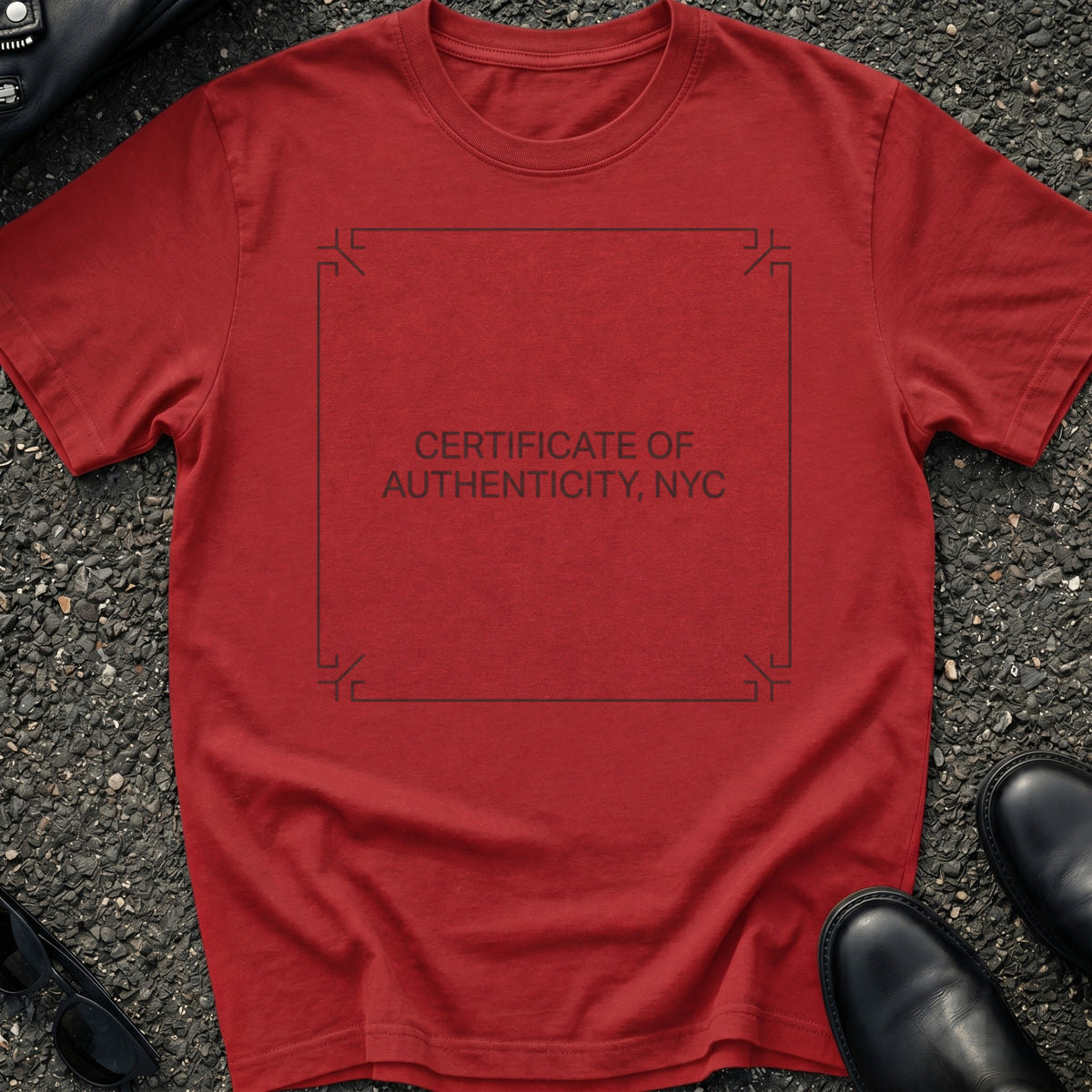 Certificate Of Authenticity NYC T-Shirt