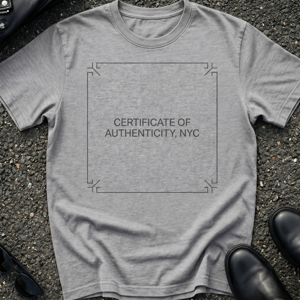Certificate Of Authenticity NYC T-Shirt