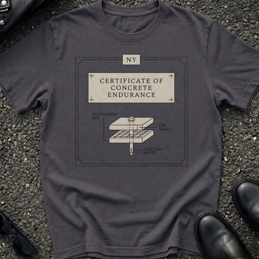 Certificate Of Concrete Endurance T-Shirt