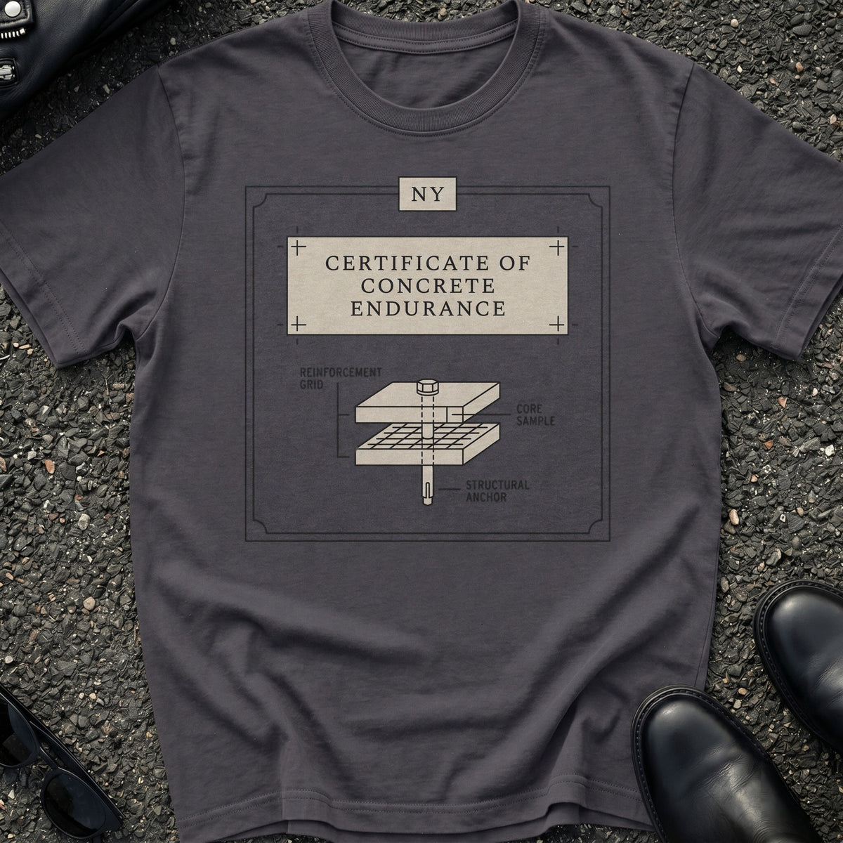 Certificate Of Concrete Endurance T-Shirt