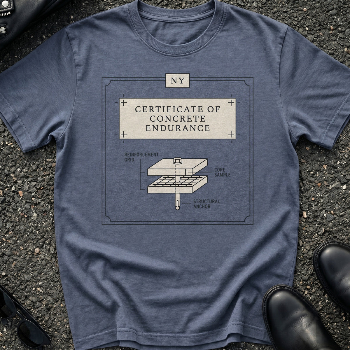 Certificate Of Concrete Endurance T-Shirt