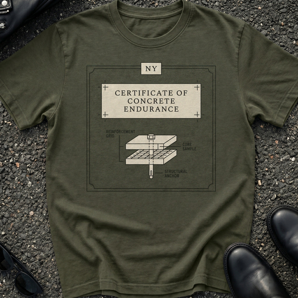 Certificate Of Concrete Endurance T-Shirt