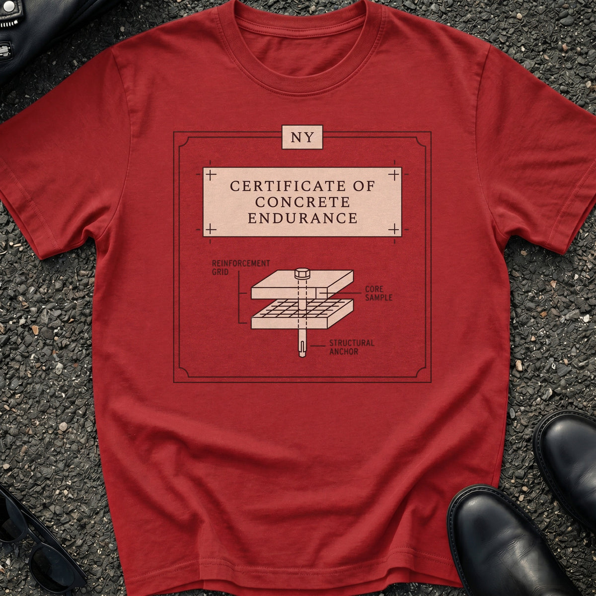 Certificate Of Concrete Endurance T-Shirt