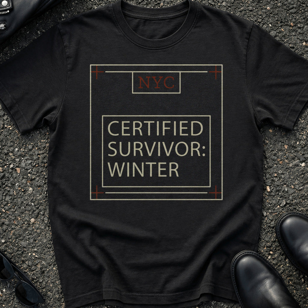Certified Survivor Winter Badge T-Shirt