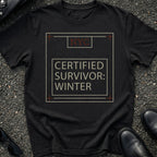 Certified Survivor Winter Badge T-Shirt