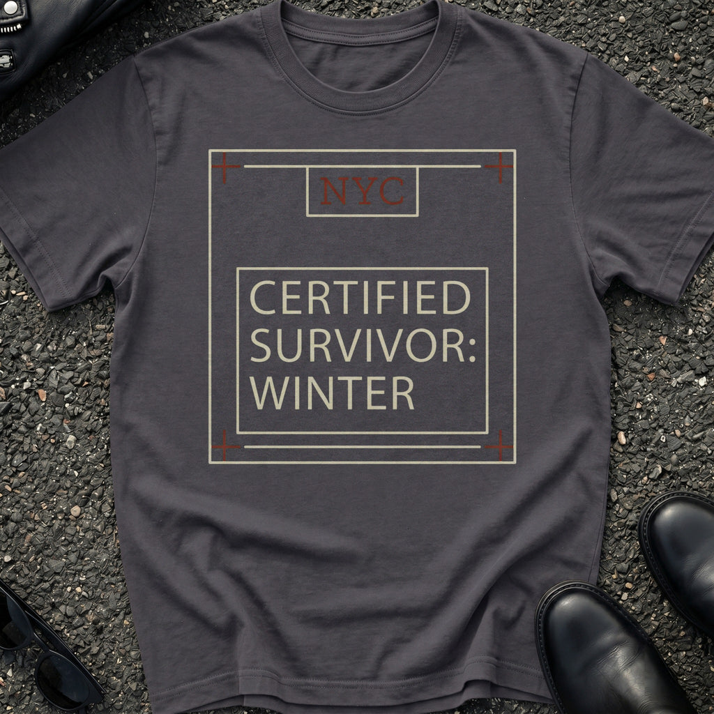 Certified Survivor Winter Badge T-Shirt
