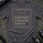 Certified Survivor Winter Badge T-Shirt