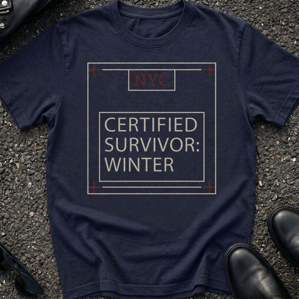 Certified Survivor Winter Badge T-Shirt