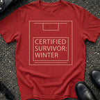 Certified Survivor Winter Badge T-Shirt