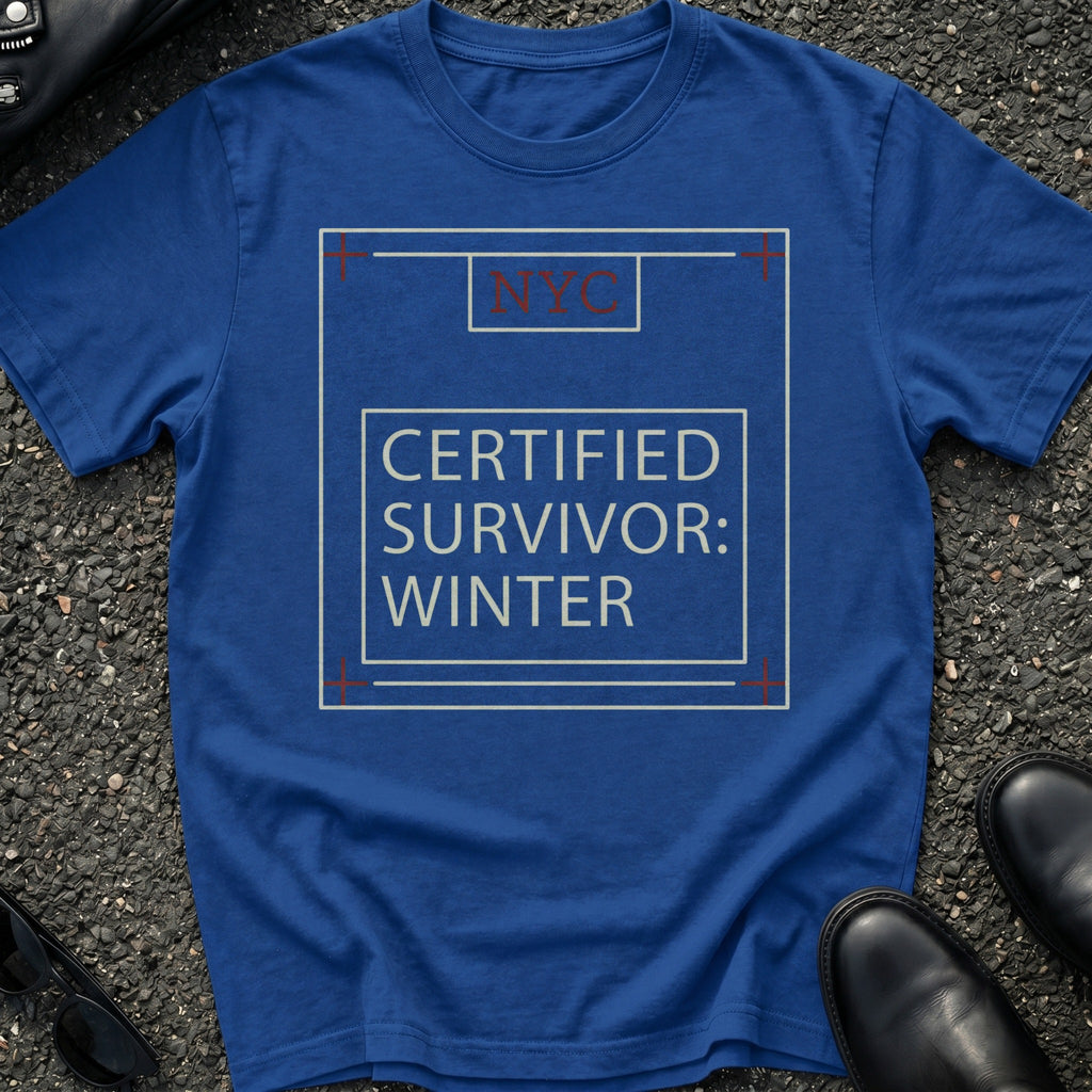 Certified Survivor Winter Badge T-Shirt