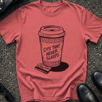 City Never Sleeps Coffee T-shirt