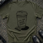 City Never Sleeps Coffee T-shirt
